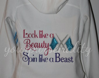 Look like a beauty, spin like a beast, color guard shirt, winter guard shirt, Drill team shirt, MARCHING BAND shirt