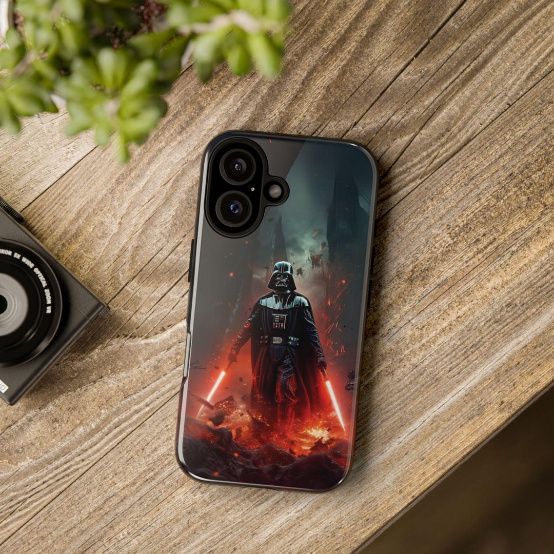 Custodia IPhone 11 Star Wars - Darth Vader & Stormtroopers Grunge - Cover Protettiva