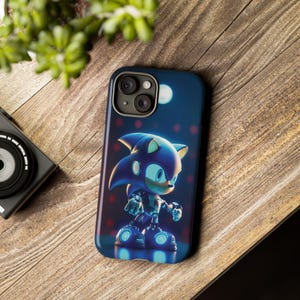 Sonic The Hedgehog Themed Phone Case for iPhone 16 15 14 13 12 Pro Max & Samsung S24 S23 S22 S21 Ultra – Durable and Stylish Case for Gamer