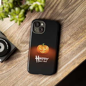 Pumpkin Halloween Themed Phone Case  iPhone 16, 15, 14, 13, 12, 11 Pro Max and Samsung S25, S24, S23, S22, S21 Ultra Plus | Spooky Halloween