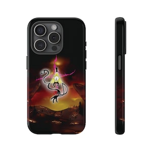 Gravity Falls Bill Cipher Tough Phone Case - Fits iPhone 16 15 14 13 12 11 Pro Max & Samsung S25, S24 S23 S22 S21 Ultra Plus