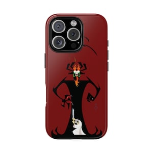 Samurai Jack, Aku, Tough Case iPhone, Samsung, Pixel - Samurai Warrior Design, Prezent dla fanów anime, Ochronne etui na telefon, Unikalna kreskówka