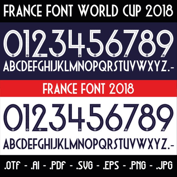 france kit numbers 2018