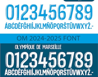 Flocage Officiel OM Marseille 2002-2023 – Malinovskyi N°18 – Monblason (Neuf)
