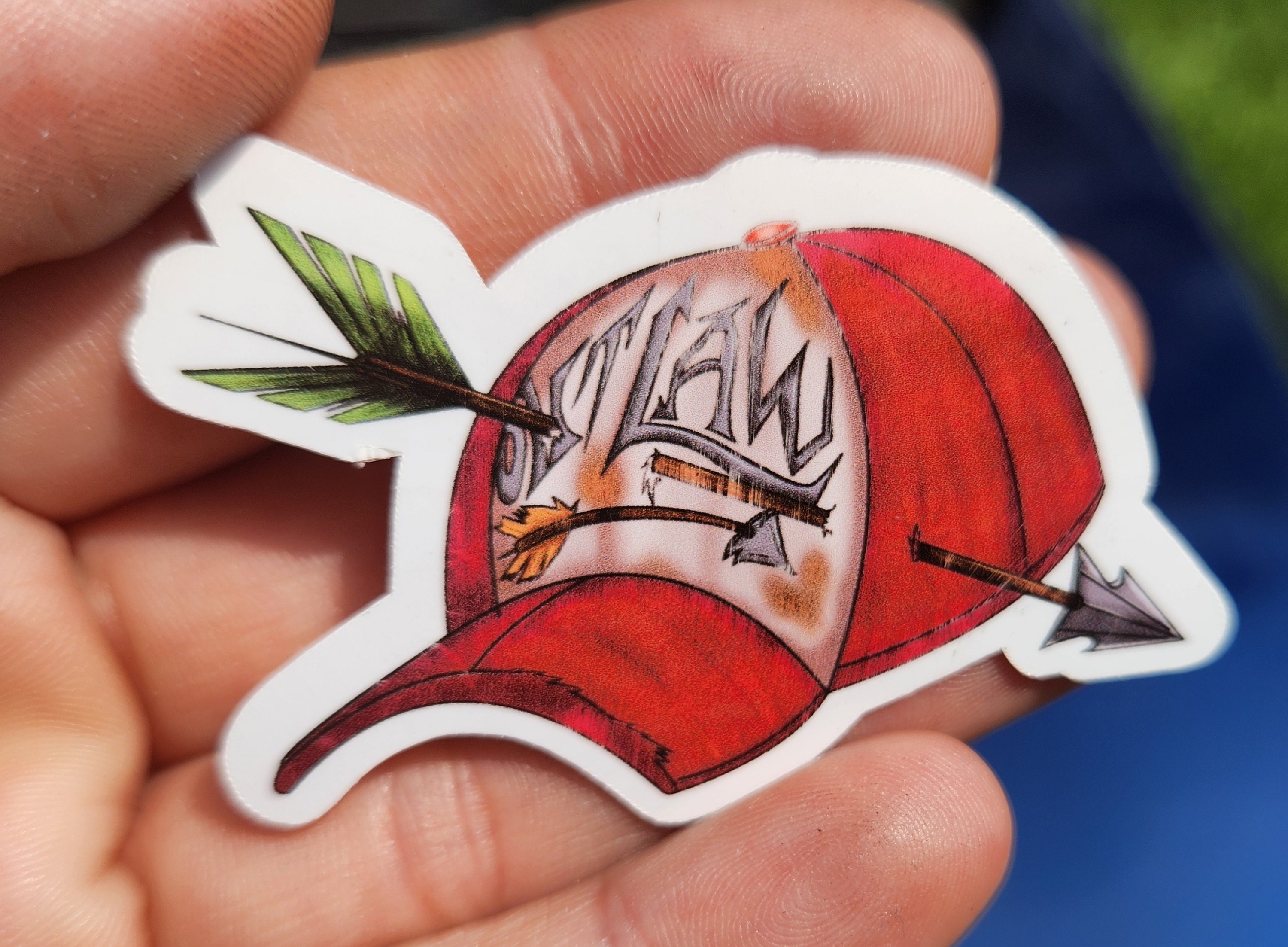 Roy Harper - Arsenal Trucker Cap Sticker - Etsy