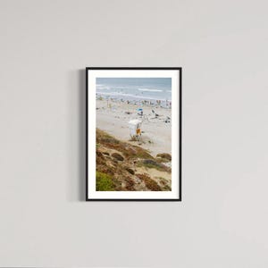 Coastal Wall Art Digital Download, Pacific Beach, San Diego CA, Beach Photography