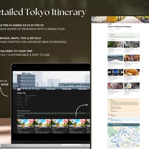Detailed Tokyo itinerary. 7 day Tokyo itinerary, 1 day Tokyo itinerary, 8 days Tokyo itinerary, 10 days Tokyo itinerary