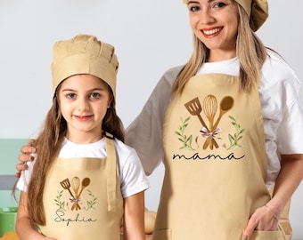 Personalized Apron, Name Apron, Custom Name Apron, Personalize Apron, Chef Apron, Mom Apron, Baking Apron, Baking Gift, Chef Gift