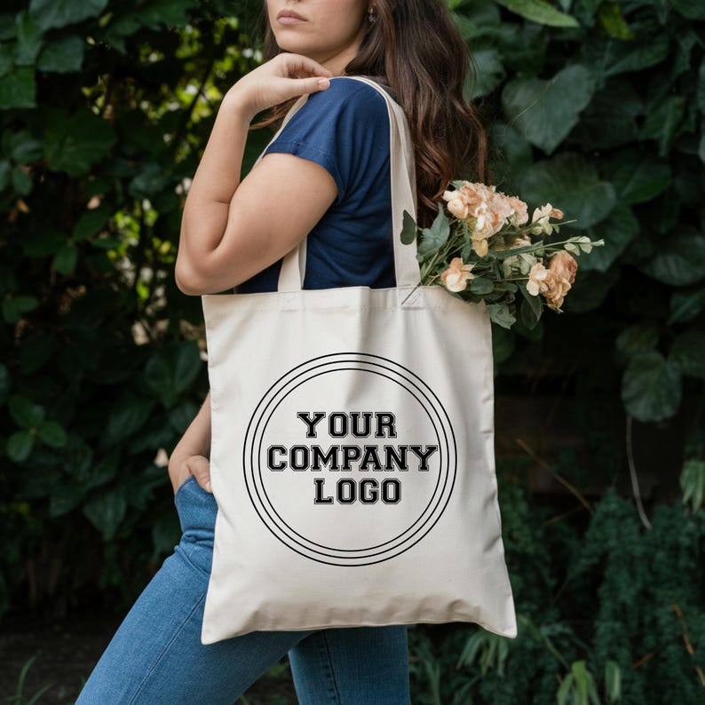 Custom Logo Tote Bag, Personalized Tote Bag Bulk, Custom Tote Bag With ...