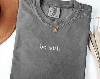 Comfort Colors Bookish Shirt, Book Club Tee, Funny Book Lover Shirt, Book Lover Gift, Bookworm, Reading Shirt for Women, Cute Librarian Gift