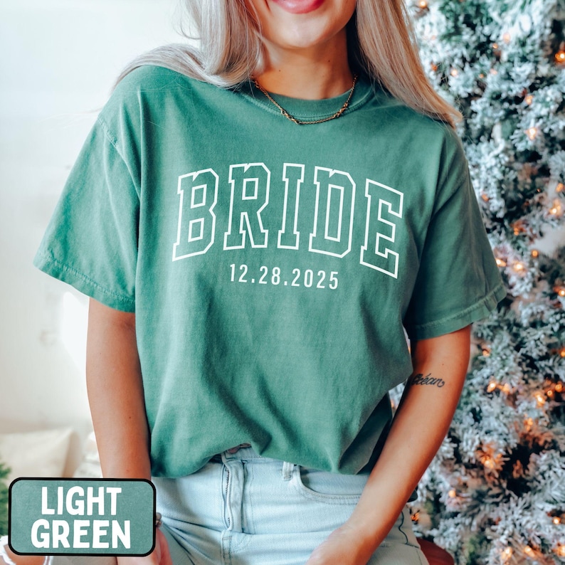 light green shirt