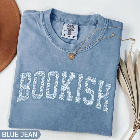 Comfort Colors® Bookish Shirt, Toile Floral Bookish Shirt, Book Club Tee, Book Lover Shirt, Book Lover Gift, Bookworm, Reader,Librarian Gift