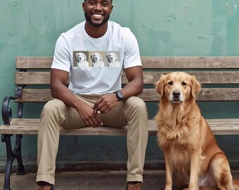 Custom Photo Tshirt 3-Panel Design (Single Photo)