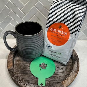 Clover Drink Stencil | Latte Decoration | Barista Tools