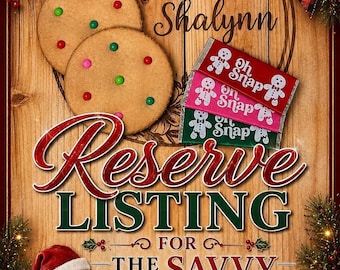 The Savvy Christmas Virtual Experience Bundle 2-Cookies, 3-Oh Snap Candy Bars