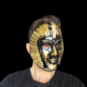 Egyptian Pharaohs Mask King Helmet Mythological Egypt Mask Cosplay Mask | Personalized Color Selection