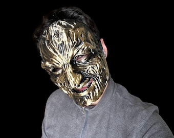 Elm Street Freddy Krueger Full Face Resin Mask,Nightmare Mask | Personalized Color Selection