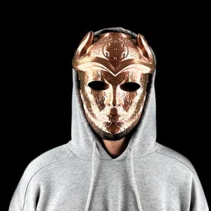 Medieval Mask Full Face Cosplay Mask Medieval Knight Halloween Costume Mask | Personalized Color Selection