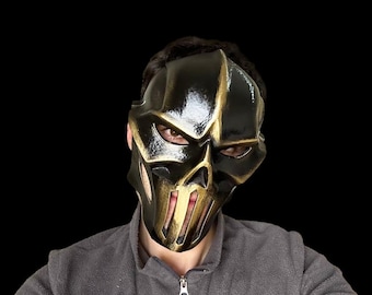 Handmade Warhammer Warrior Mask | Cosplay Armor Helmet, Personalized Colors