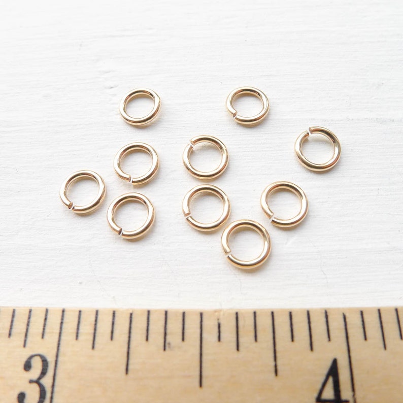Gold Filled Jumprings 20 Gauge Jump Rings 3.5mm ID 5mm OD 10 Etsy