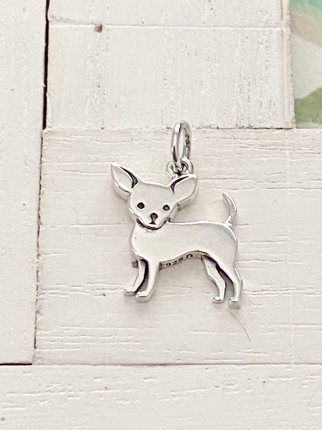 Chihuahua Charm Sterling Silver Pendant Doggy Puppy Dog Jeweley CNS6235 -  Etsy