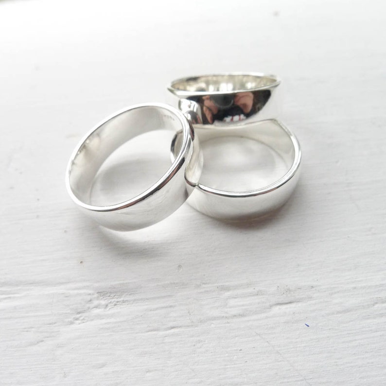 Sterling Silver 6mm Stamping Ring Blanks Finger Ring Size 6 Etsy