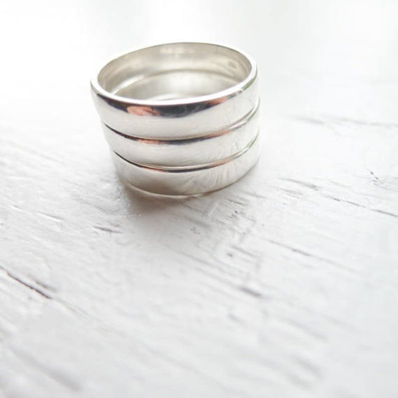 Ring Blanks Sterling Silver Stamping Blank Rings for Names or Etsy