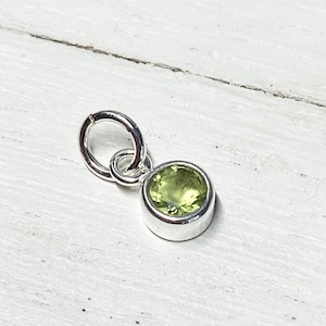 Peridot Charm - Etsy