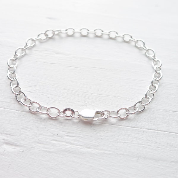 Charm Bracelet Chain Sterling Silver (NH29007L)
