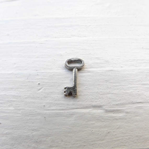 Buy Tiny Key Charm Very Small Sterling Silver Keys for Jewelry 