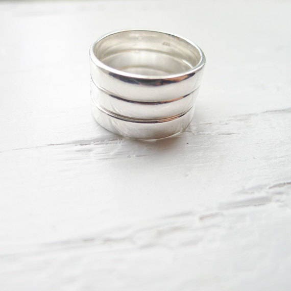 Size 6 Ring Blanks Sterling Silver Stamping Blank Rings for Names or Initials Quotes Inspirational Word 4MM RHSR426 Etsy Ireland