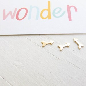 Gold Arrow Soldering Accent Goldfill Tiny Rivet or Solder Pieces for Custom Jewelry (SB