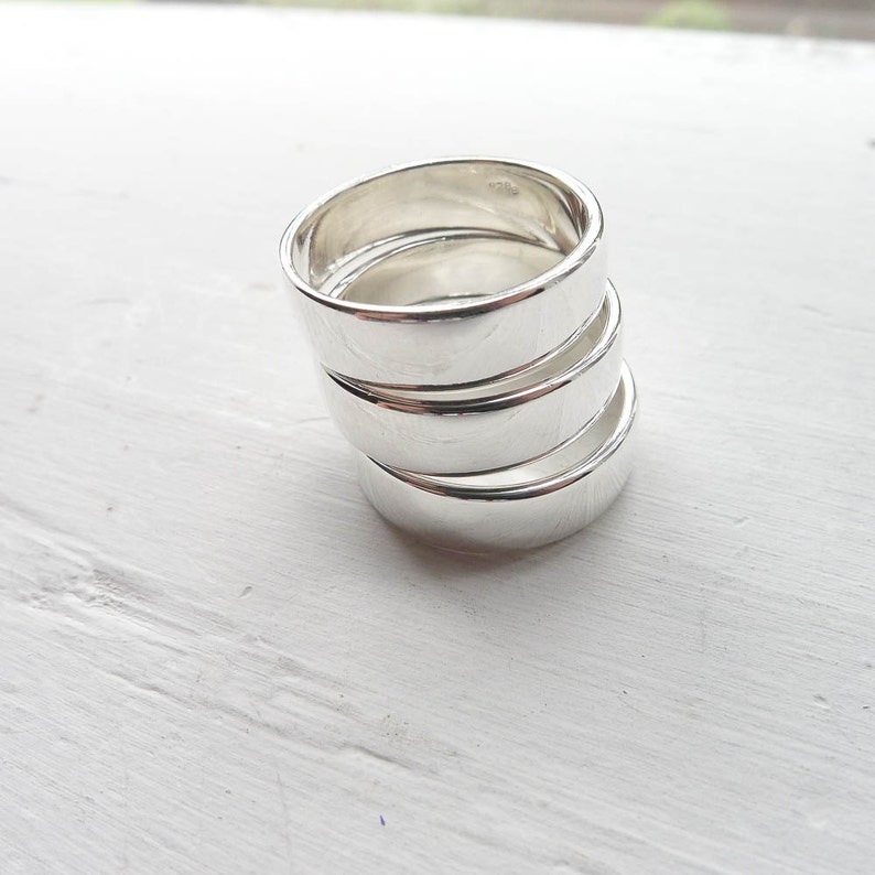 Sterling Silver 6mm Stamping Ring Blanks Finger Ring Size 6 - Etsy