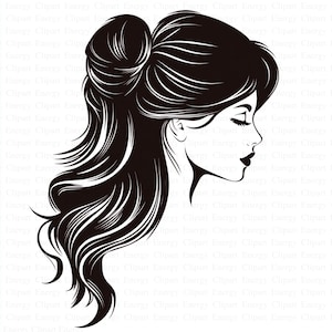 Hair Stylist Clipart | 5 High Quality JPG&#39;s | Digital Download | Hair Tools and Scissors | Salon Illustration Set | For Beauty Journals