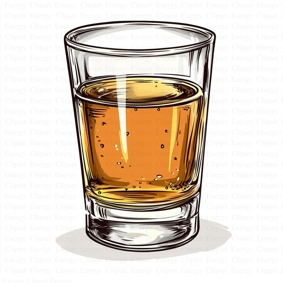 Shot Glass Clipart | 5 High Quality Jpg's | Digital Download | Shot ...