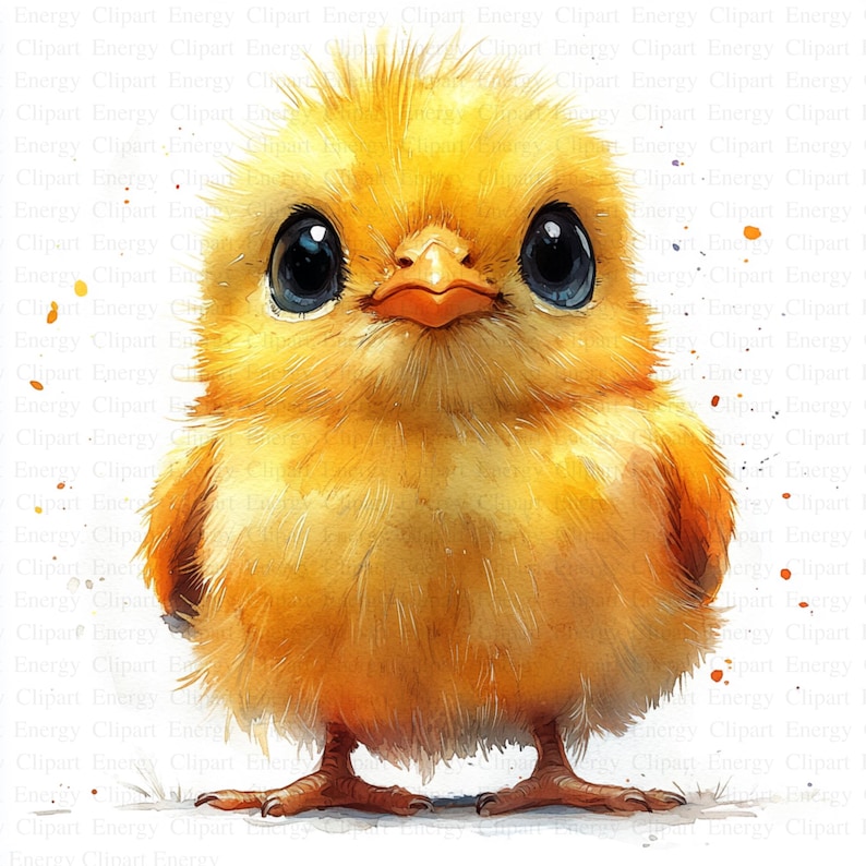 Cute Chick Clipart | 5 High Quality Jpgs | Digital Download | Nursery ...