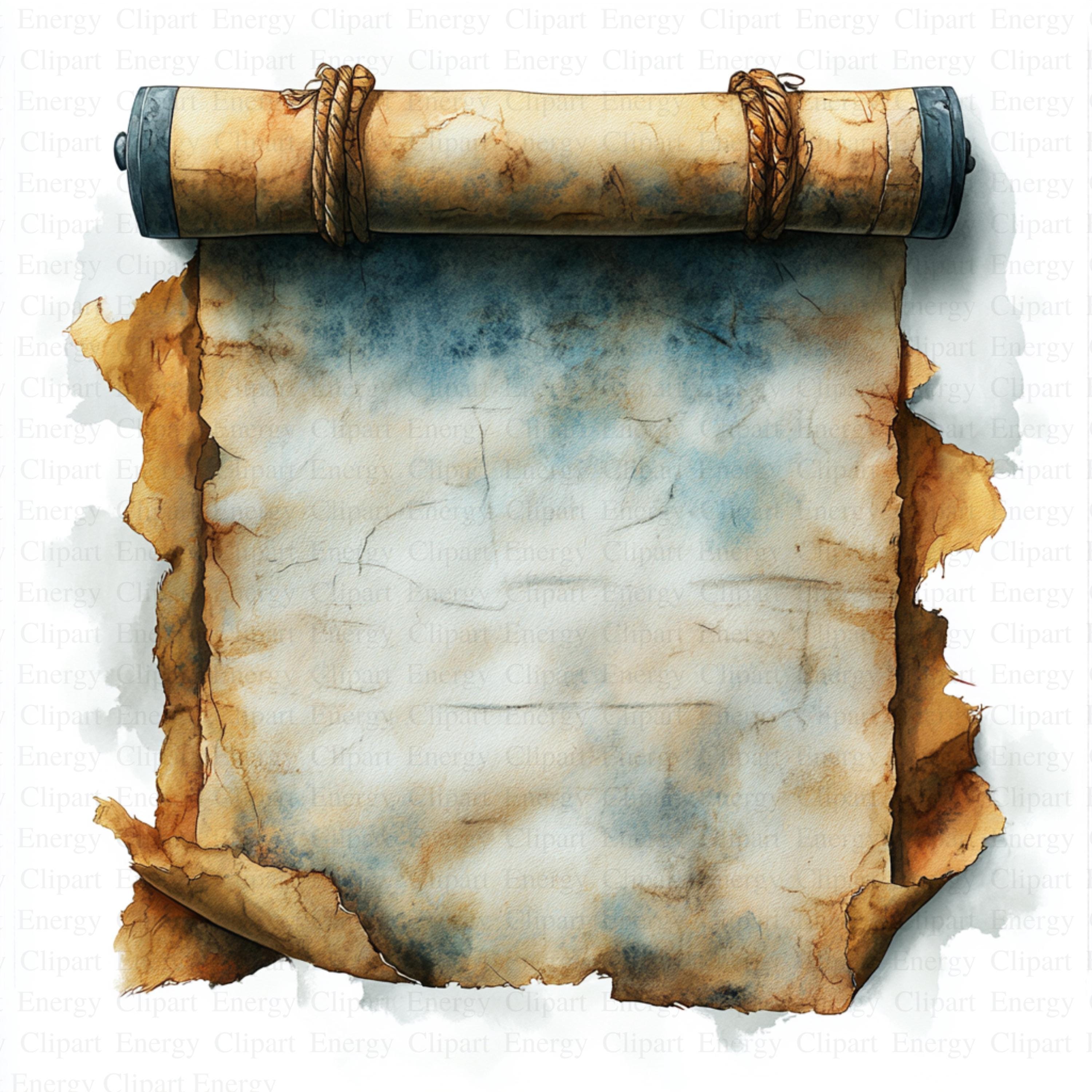 Antique Paper Clipart | 5 High Quality Jpg's | Digital Download ...