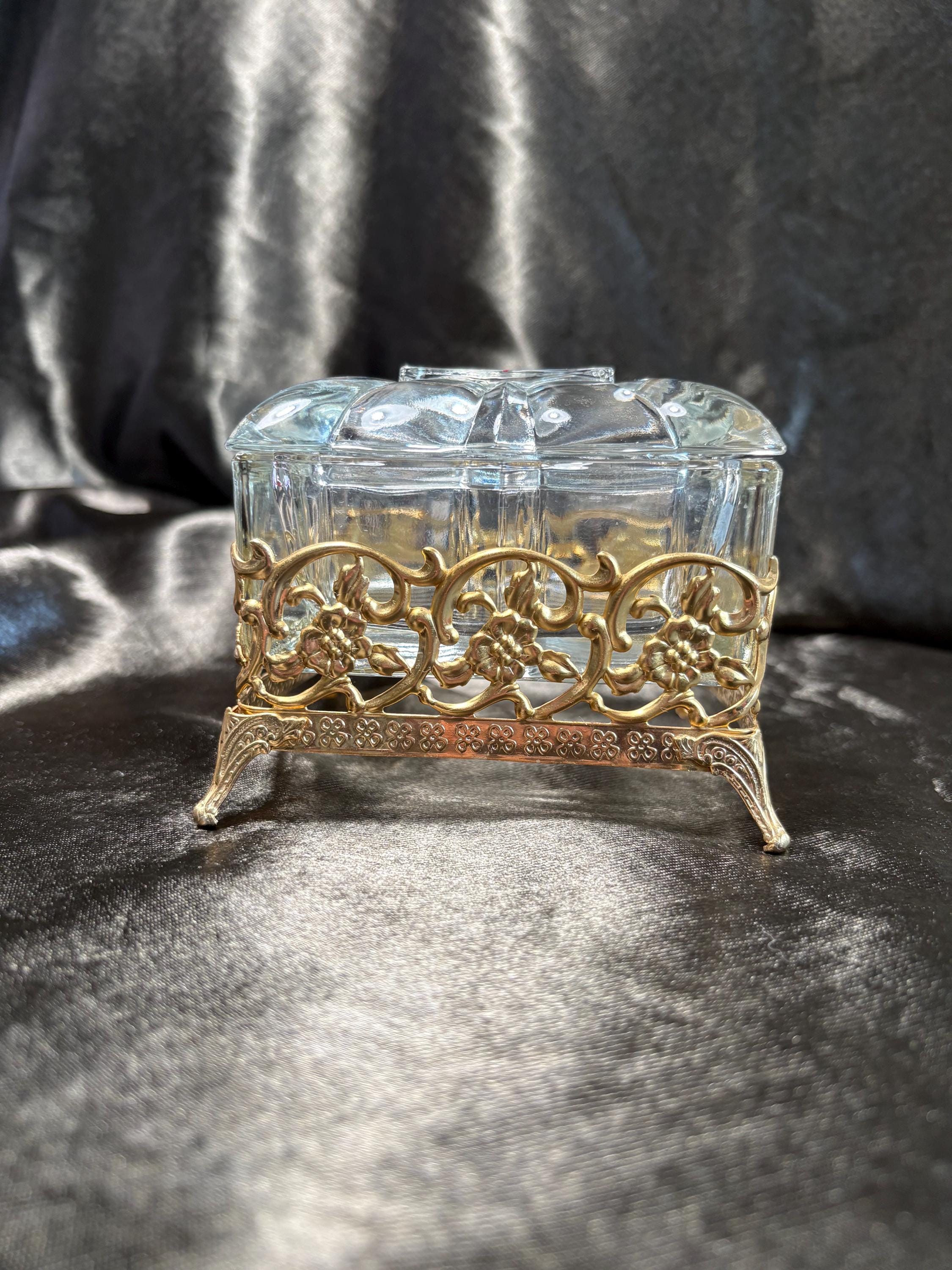 Trinket Box Victorian Gold - Etsy