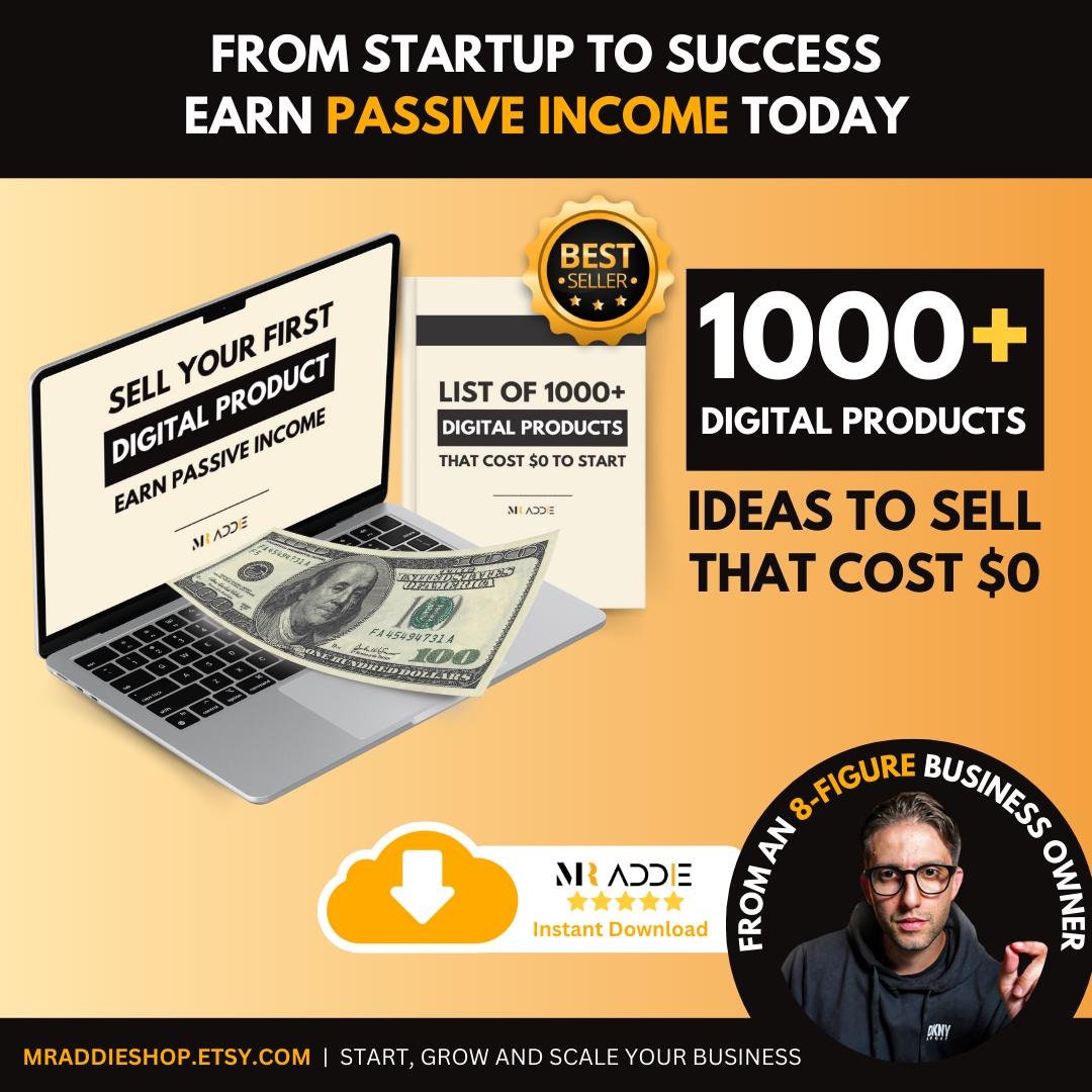 1000 Digital Product Ideas to Sell and Create Today for Passive Income ...