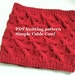 see more listings in the PDF patterns section