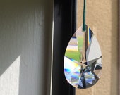 Large drop prism, window decor, jewelry supply, lamp supply