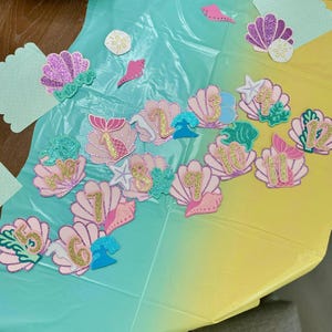 Mermaid 1st Birthday Party / Baby Monthly Milestone Tags