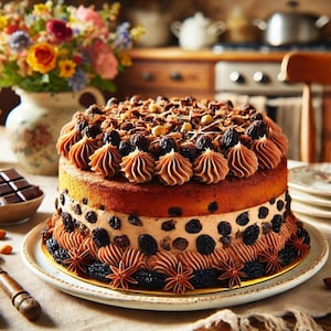 Grandma's Chocolate Raisin Cake - Homemade Recipe for Perfect Celebrations