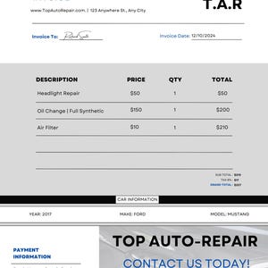 Invoice Template, Receipt Template, Customer Invoice, Receipt Form ...