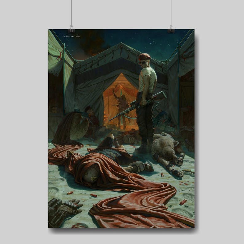 Fallout New Vegas Poster: Boone and Legion Print - Etsy