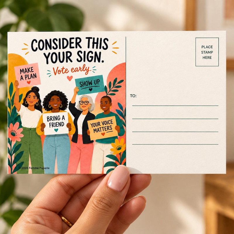 Postcards Democracy - Etsy UK