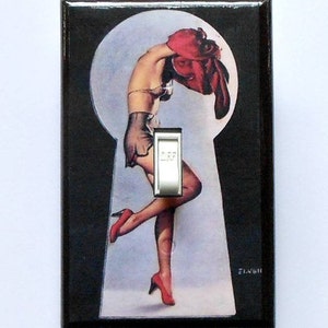 Newest PIN UP Switch plates Outlets & ROCKERS Retro pinup art wall decoration pinup poster light switch covers pin up wall decor rockabilly image 3