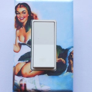 Newest PIN UP Switch plates Outlets & ROCKERS Retro pinup art wall decoration pinup poster light switch covers pin up wall decor rockabilly image 7