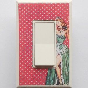 Newest PIN UP Switch plates Outlets & ROCKERS Retro pinup art wall decoration pinup poster light switch covers pin up wall decor rockabilly image 8