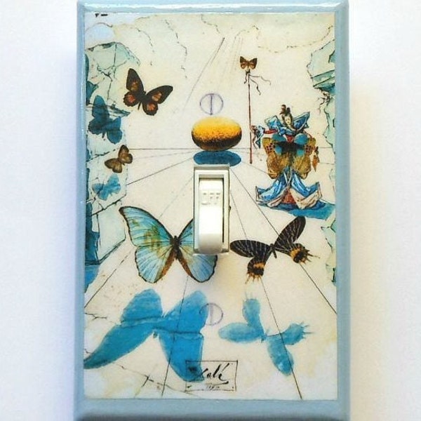 Dali prints of Alice in Wonderland paintings- Switch plates &MATCHING SCREWS- Dali art Salvador Dali switch covers surrealism Dali paintings